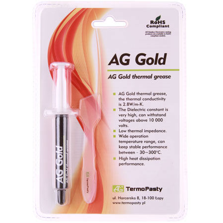 Pasta Termoconductoare GOLD 3G AG