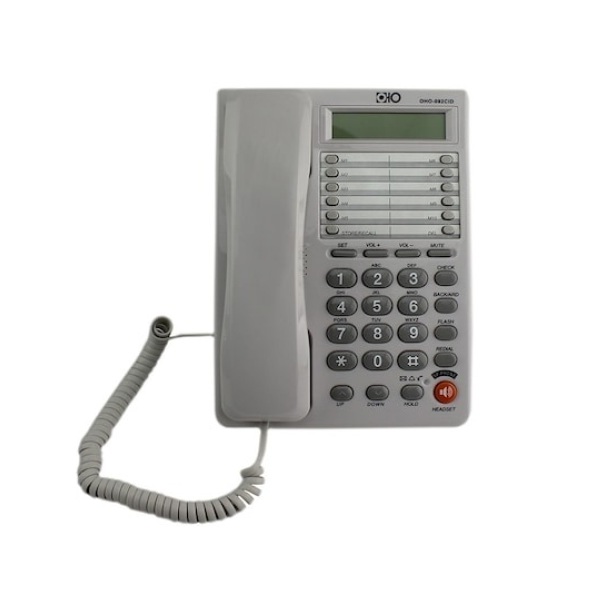 Telefon Fix Alb cu Afisaj OHO092H - Roelectro