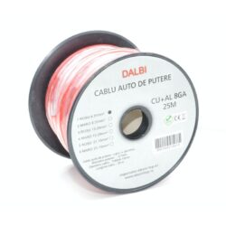 Cablu Auto de Putere Rosu CU+AL 6.7mm Rola 25m