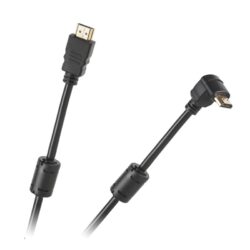 Cablu HDMI 19P Gold cu Mufa la 90 Grade