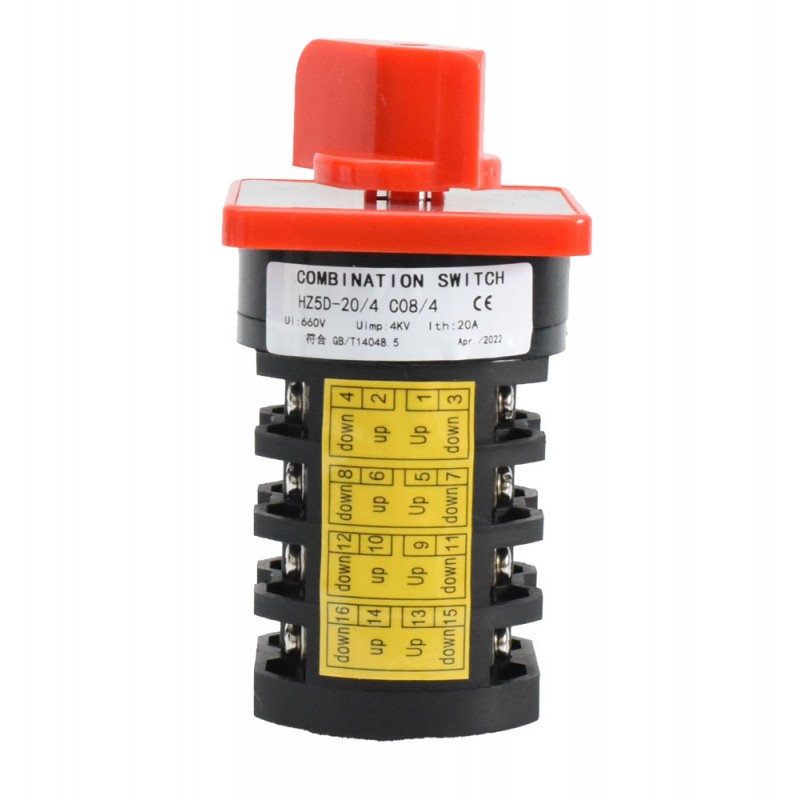 Comutator Rotativ 4 Came 1-0 20A C08/4 - imagine 2