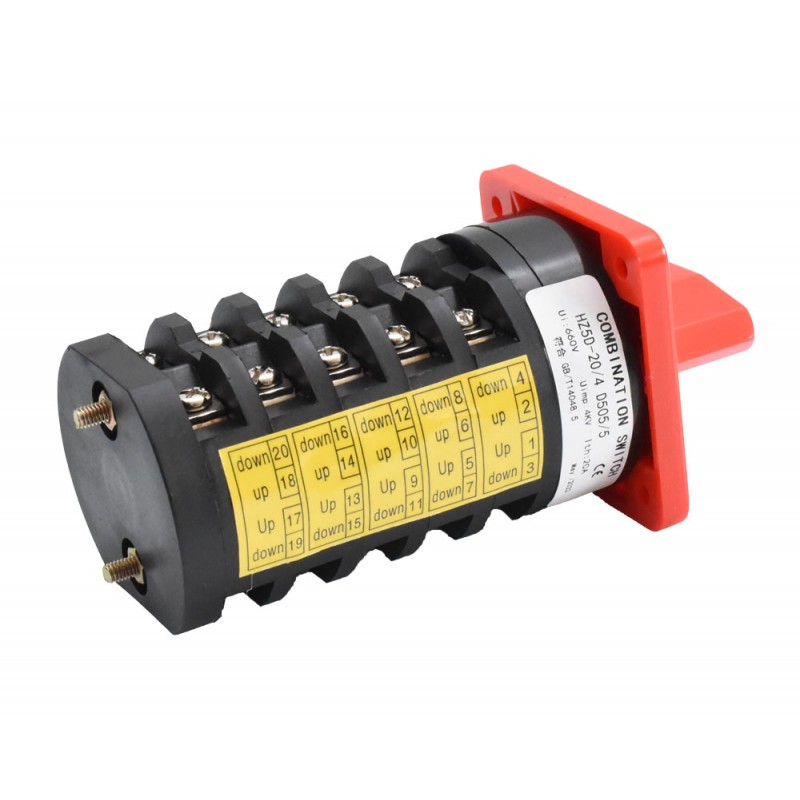 Comutator Rotativ 5 Came 1-0-2 20A D505 - imagine 4
