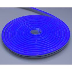 Banda Led Flexibil Albastru 12V Lumina Neon 5m