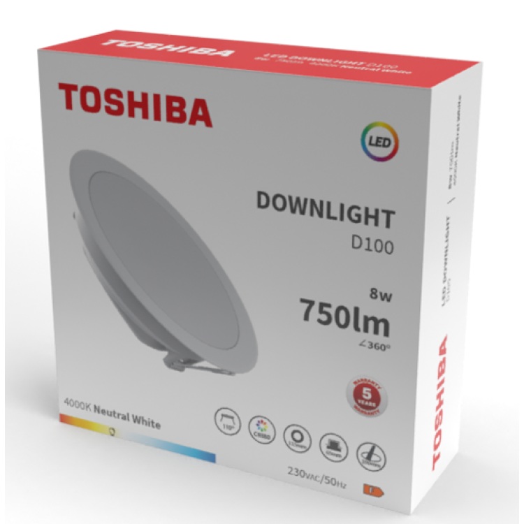 Spot Led Incastrabil 8W 4000K Toshiba