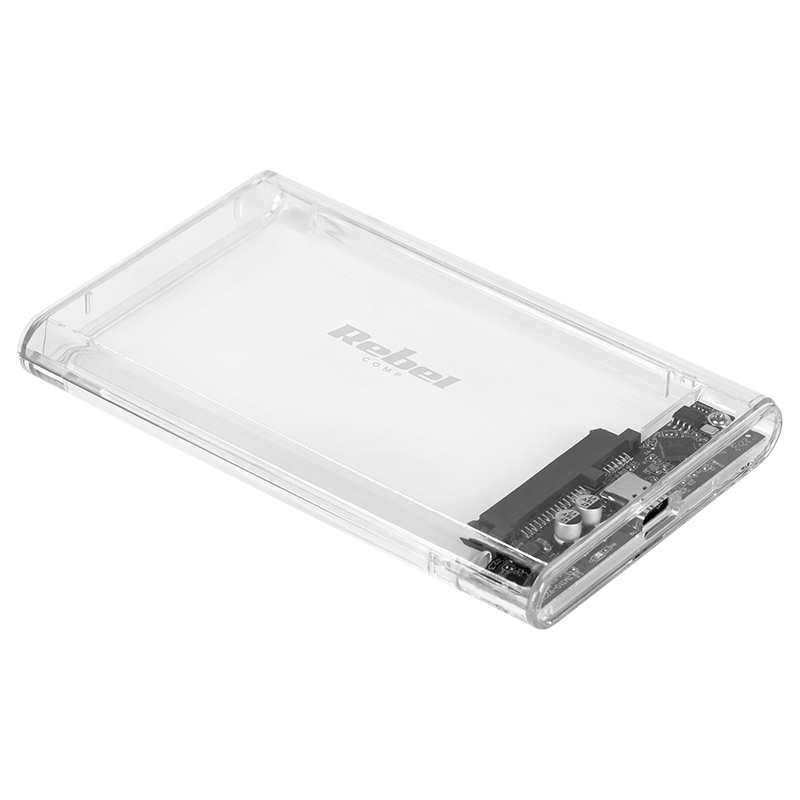 Rack 2.5 inch Aluminiu Usb Type-C 3.1 Alb Rebel