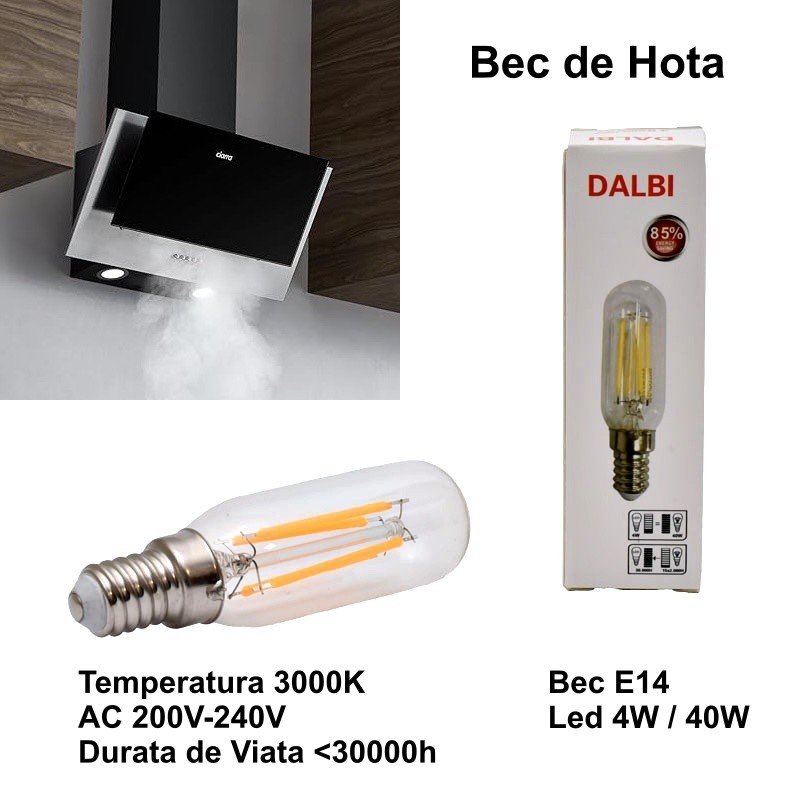 Bec de Hota cu Led 4W E14 Dalbi - imagine 4