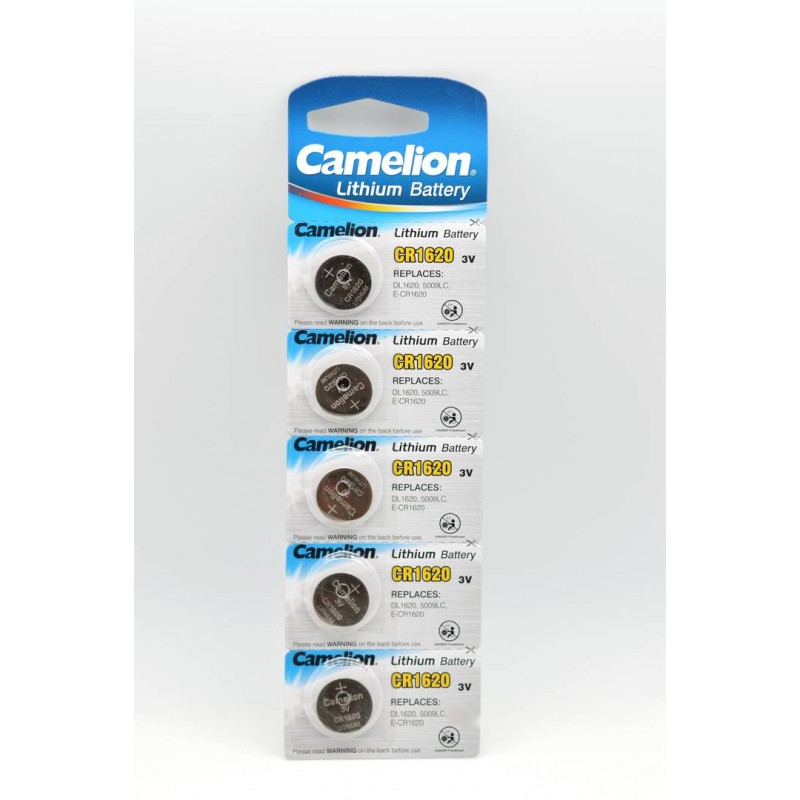 Baterie CR1620 3V Camelion Set 5 bucati