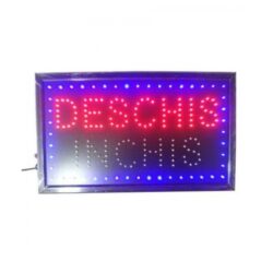 Panou Reclama DESCHIS INCHIS Afisaj Luminos Led