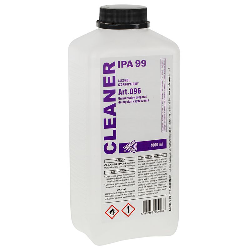 Solutie IPA 99 pe Baza de Alcool Izopropilic 1L