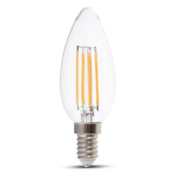 Bec E14 cu Filament Led Dimabil 4W 3000K