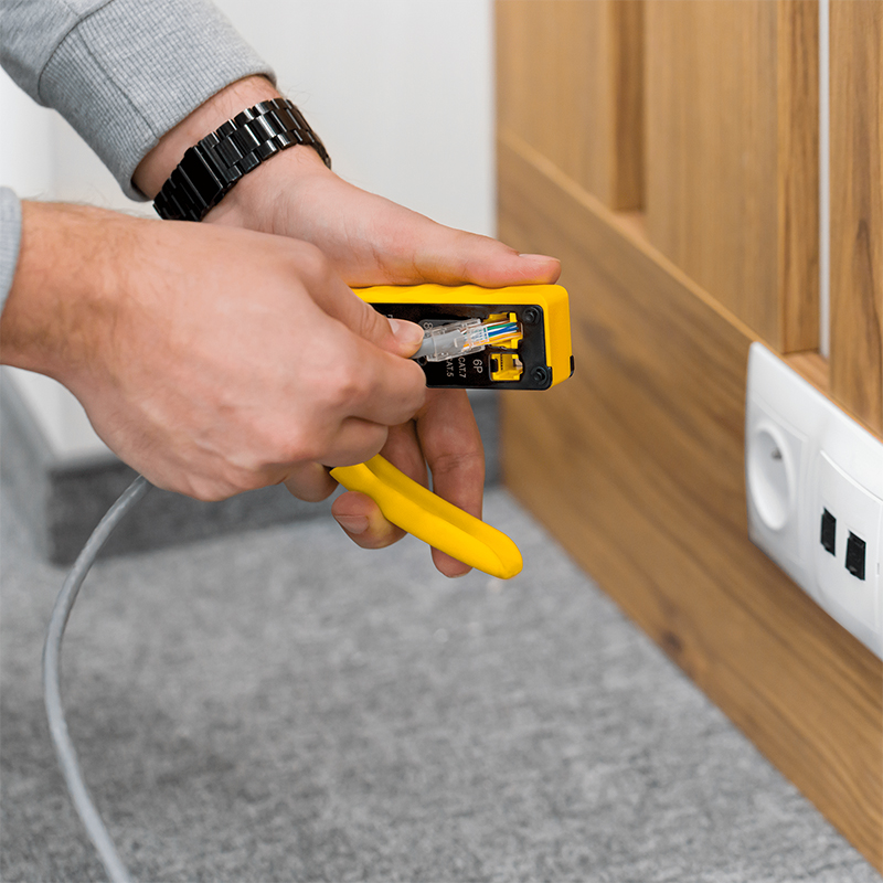 Cleste Sertizare RJ45 RJ12 Pass-Through Rebel - imagine 5