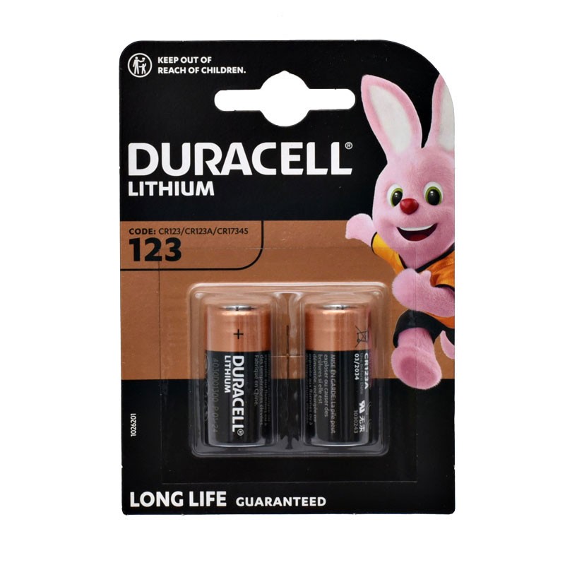 Baterie Duracell Lithium CR123 3V Blister 2Buc