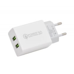 Încărcător Smart 220V cu 2xUSB 3.1A