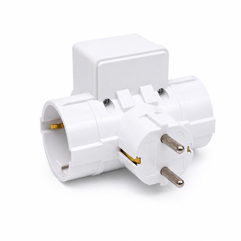 Triplu Stecher 3 Prize Compact 16A 250V cu Intrerupator DALBI - imagine 2